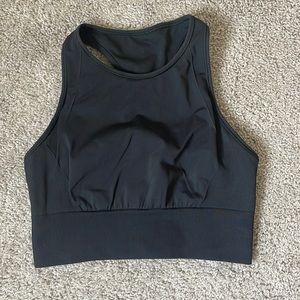 Black Lululemon sports bra size 8